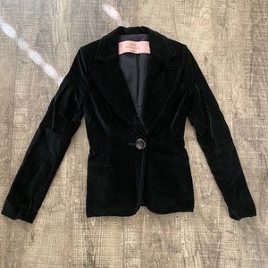 Black velvet Anna Molinari Blazer